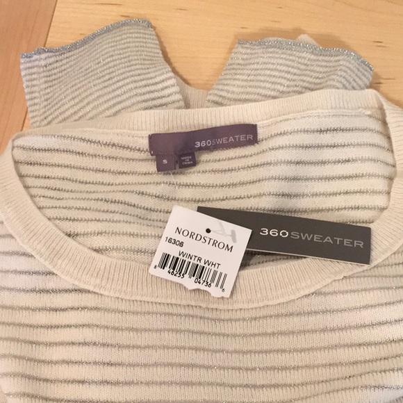 NWT Metallic thread 360 Sweater - Picture 3 of 4